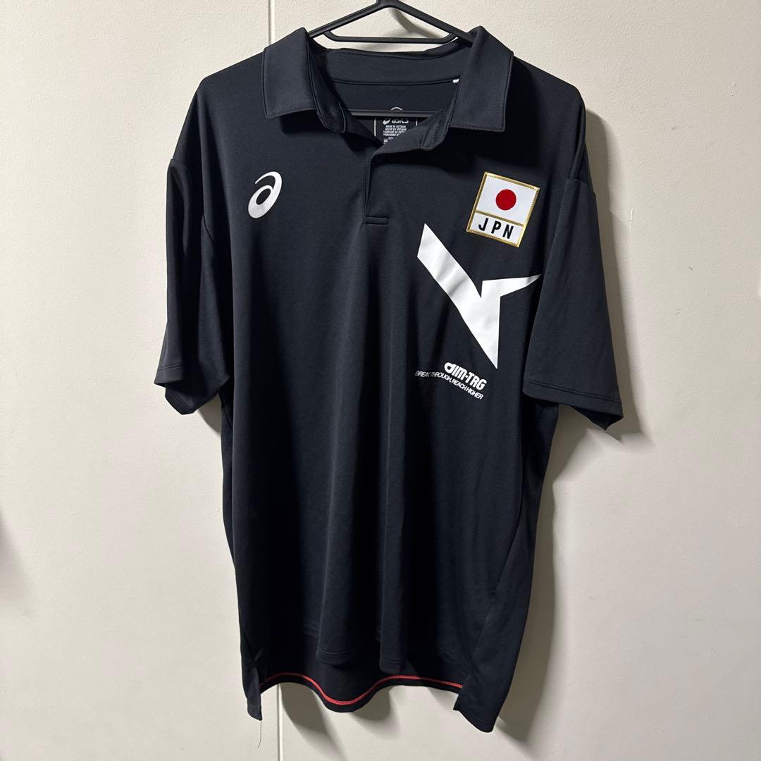 アシックス バレーボールウェア 黒 JPN JAPAN