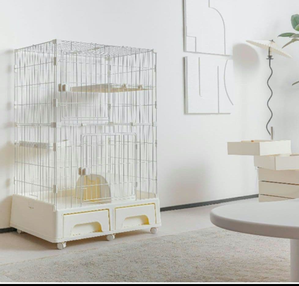 アイリスオーヤマ♡キャットケージ グレー2段♡