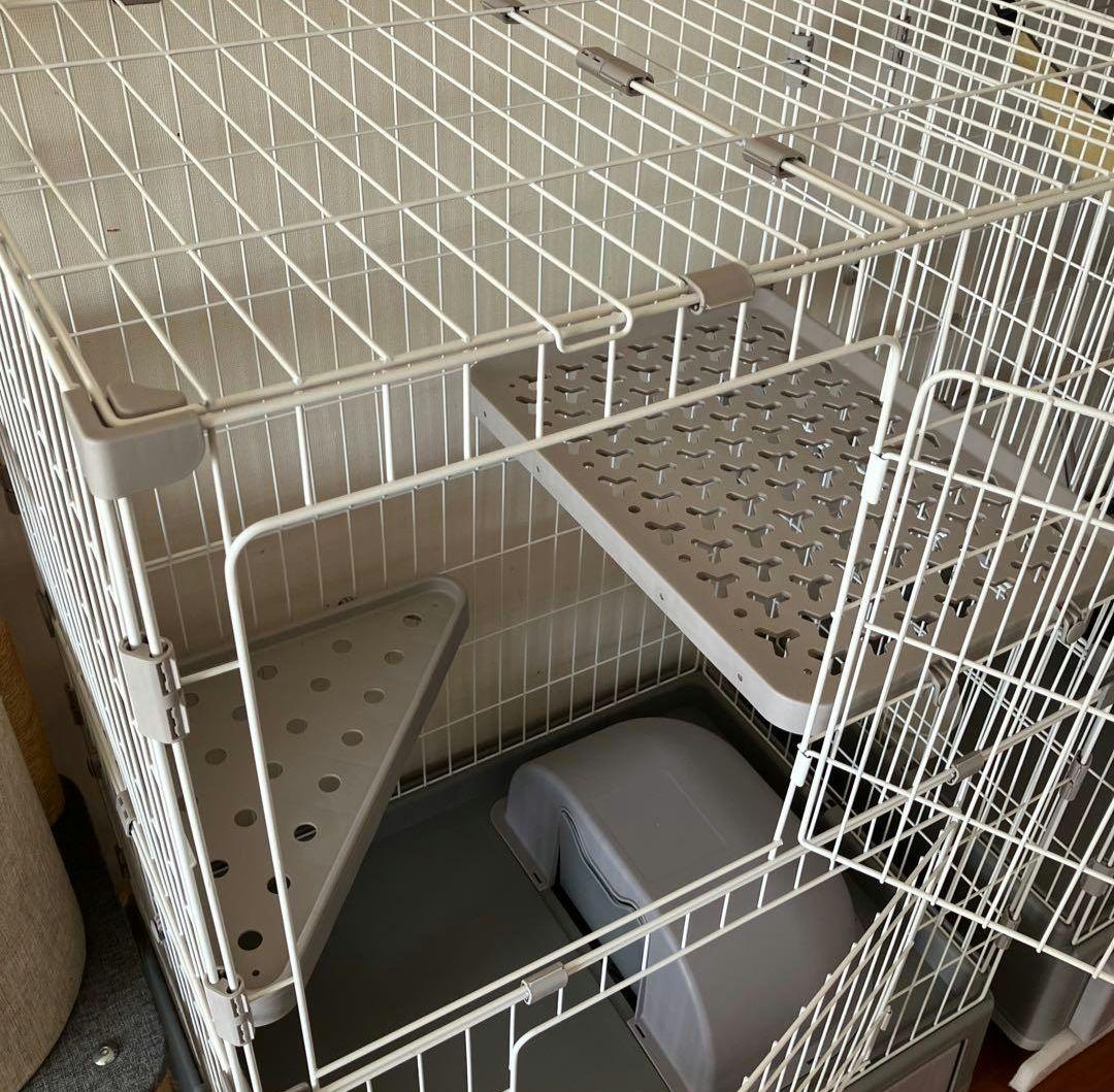 アイリスオーヤマ♡キャットケージ グレー2段♡