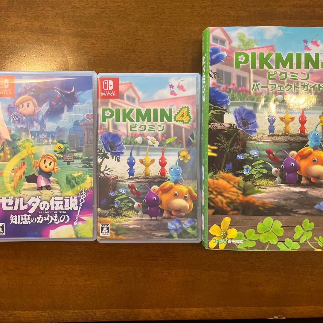 【Nintendo】ピクミン4とゼルダ知恵のかりもの【3点セット】