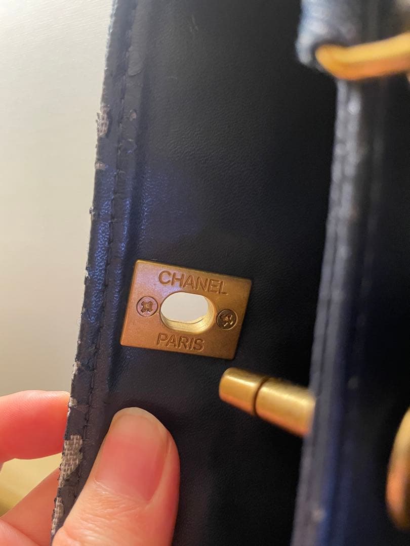 CHANEL デニム キルティングバッグ　ノベルティ