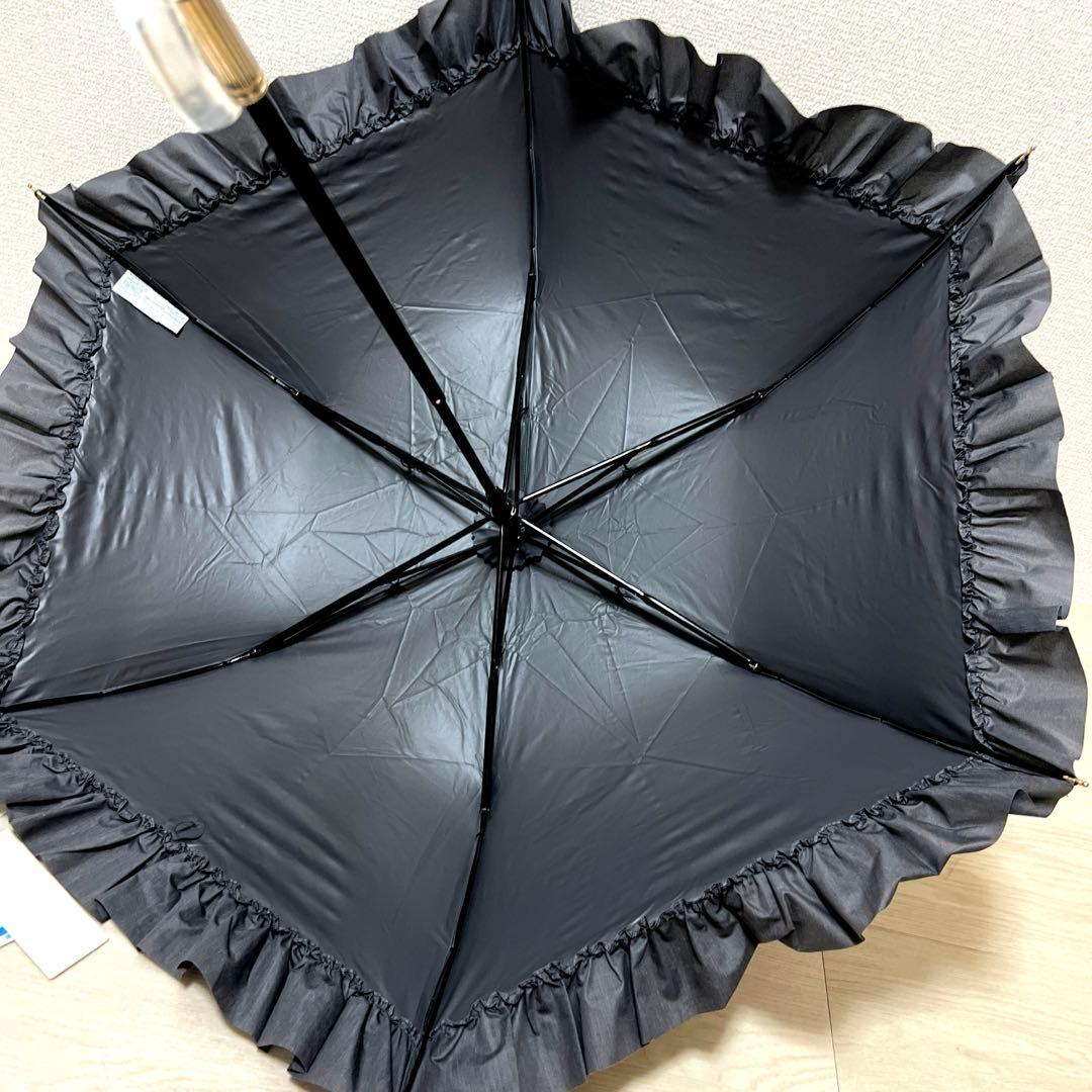 新品ジル スチュアート １級遮光 晴雨兼用 折りたたみ傘 開閉が楽 GL