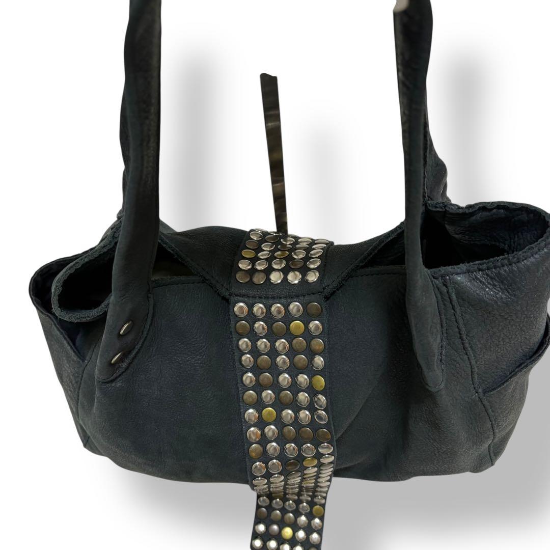 TRES y2k 00s 海外ガール 本革 スタッズ ショルダー バッグ