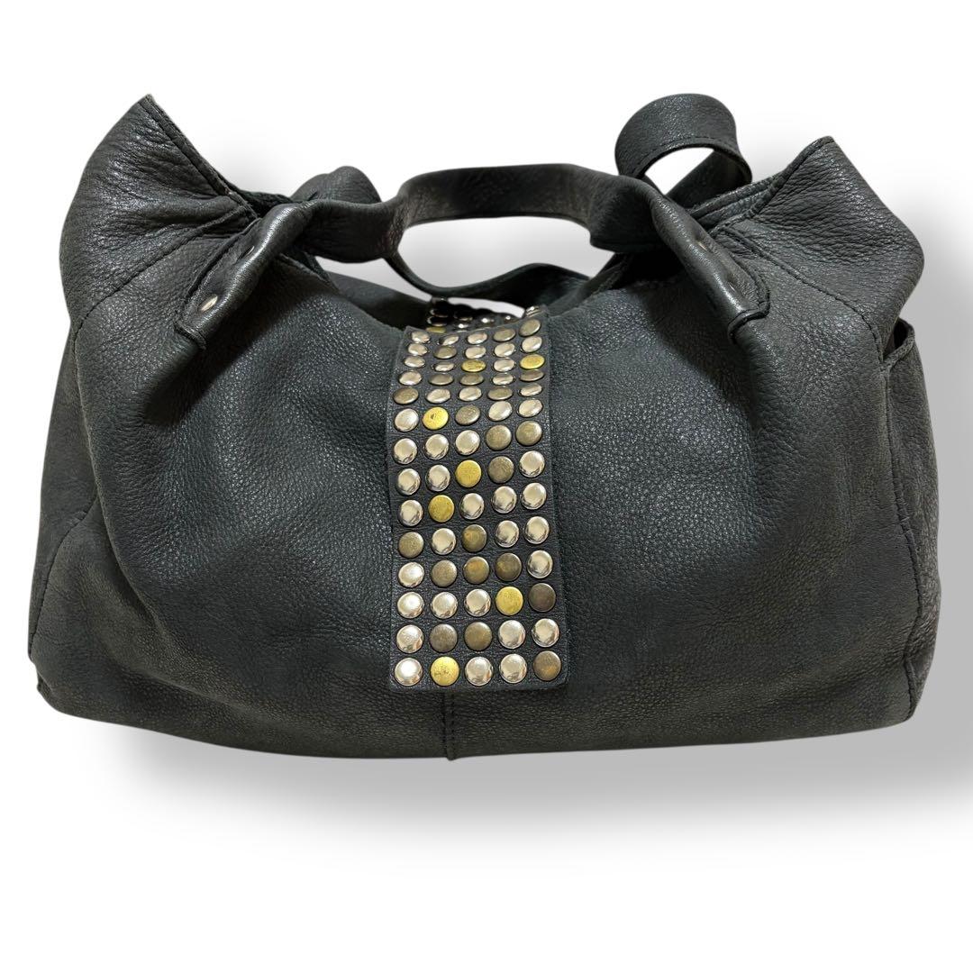 TRES y2k 00s 海外ガール 本革 スタッズ ショルダー バッグ