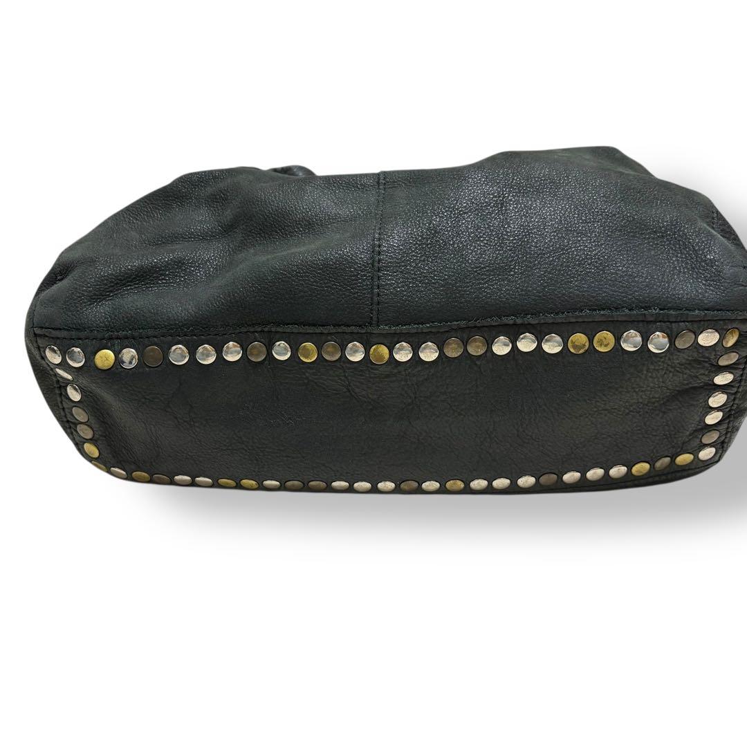 TRES y2k 00s 海外ガール 本革 スタッズ ショルダー バッグ