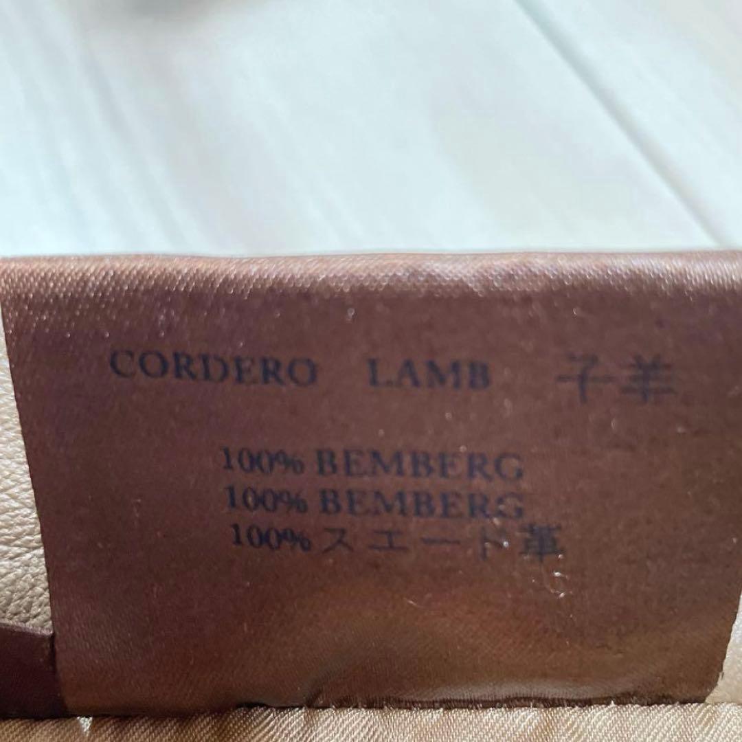 レア✨ロエベ　LOEWE　仔羊　レザー　レザーパンツ　キャメル　ユニセックス