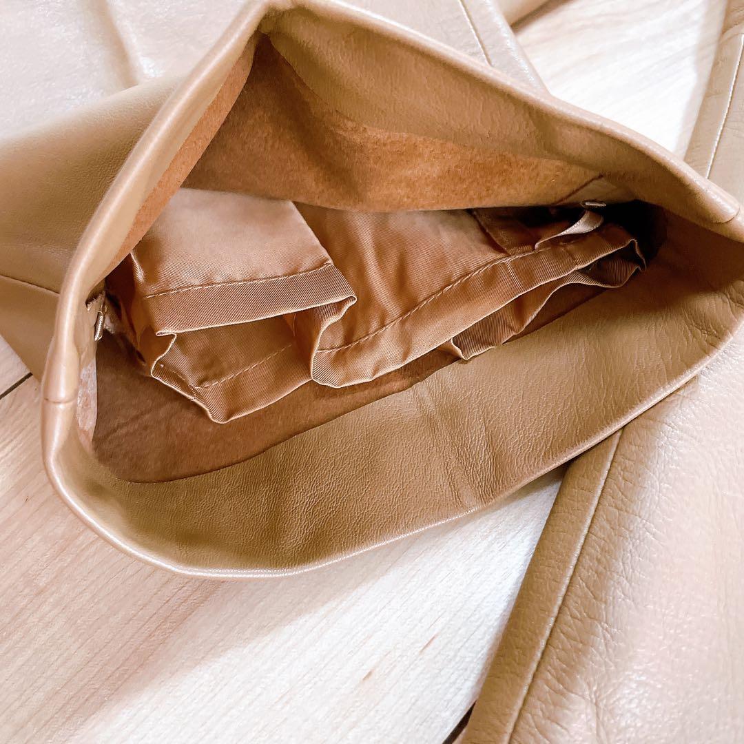 レア✨ロエベ　LOEWE　仔羊　レザー　レザーパンツ　キャメル　ユニセックス