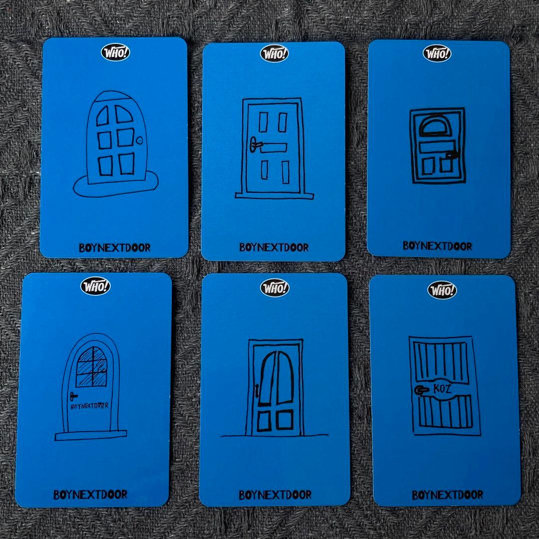 BOYNEXTDOOR 事前収録 weverse WHO!サノク セット全員6枚