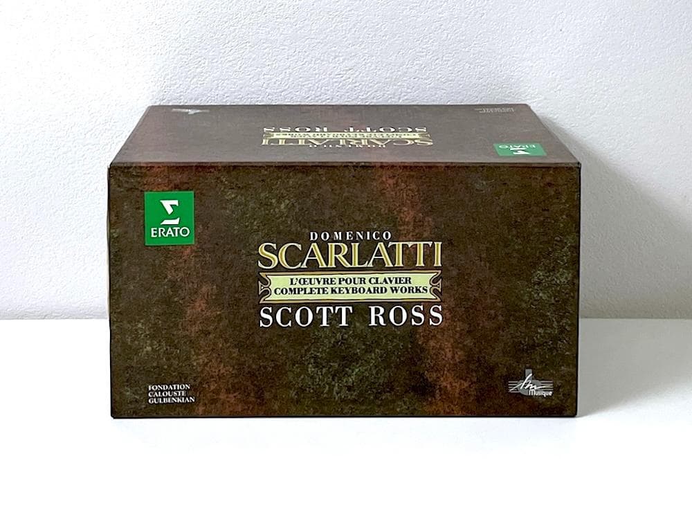 廃盤 スコット・ロス ドメニコ・スカルラッティ ピアノソナタ チェンバロ作品全集