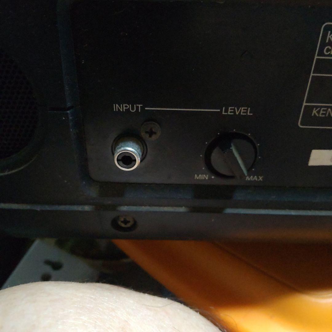 KENWOOD ウーファー ブラック　CS-７作動品