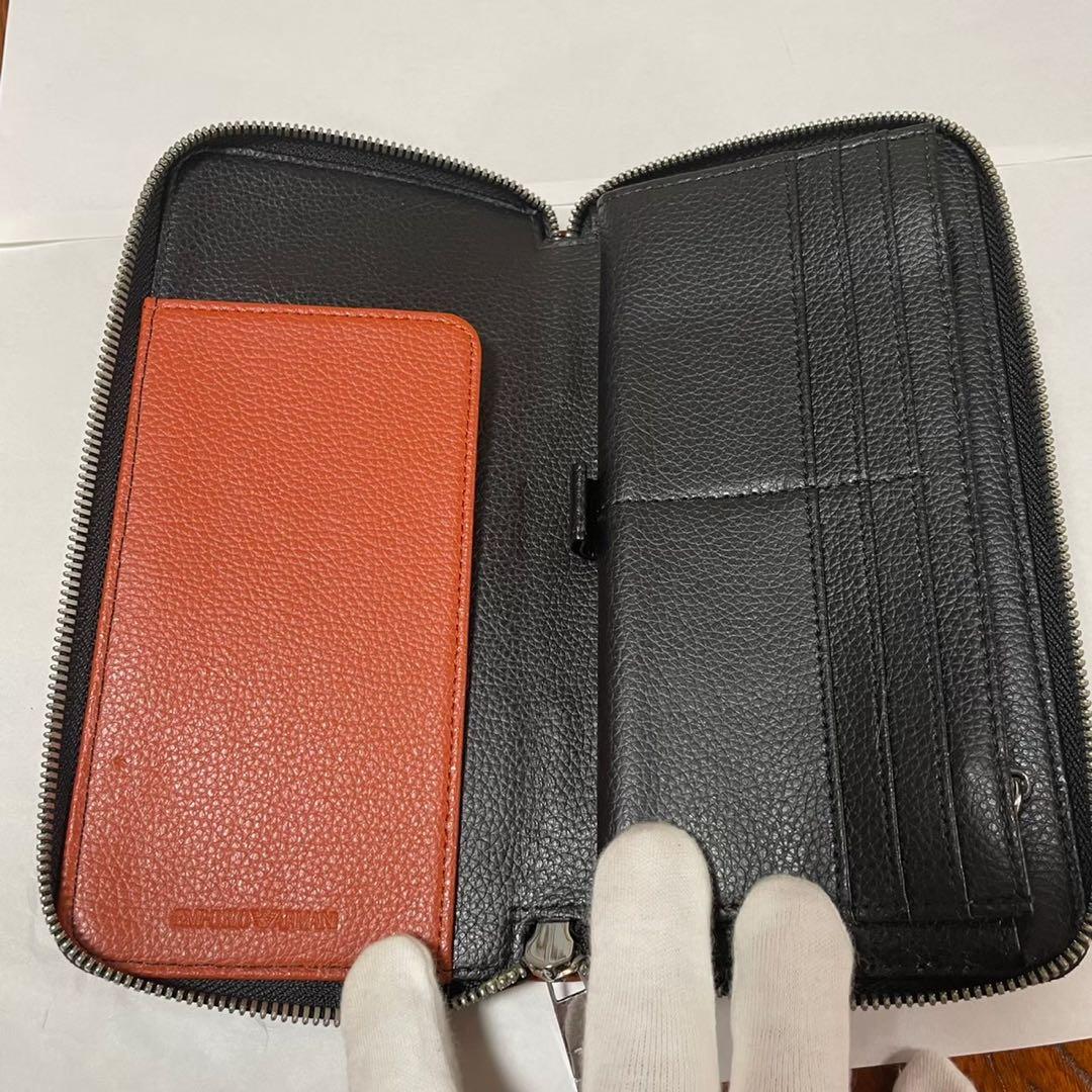 EMPORIO ARMANI エンポリオアルマーニ　長財布　【オレンジ】