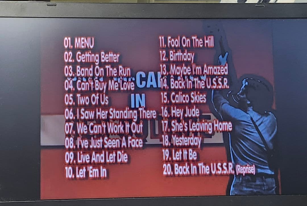 【VCD】ポール・マッカートニー/ Live at Red Square