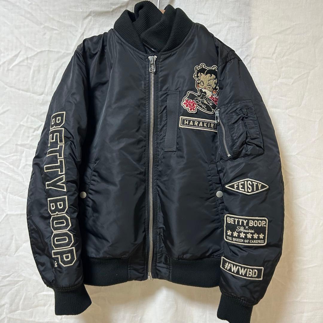 HARAKIRI×Betty Boop　コラボ　ジャケット　Lサイズ　ハラキリ