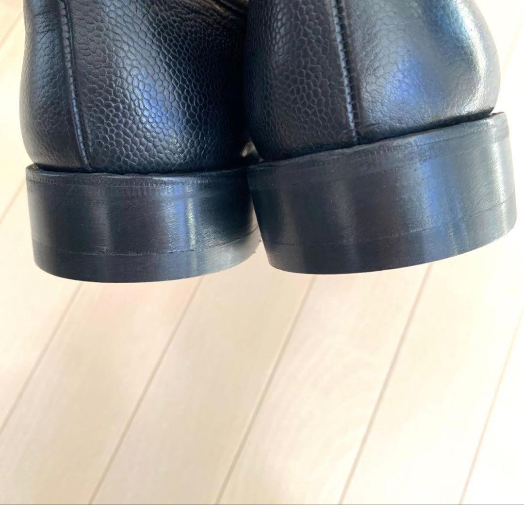 パラブーツ アドニス シボ革 ローファー 7 ブラック