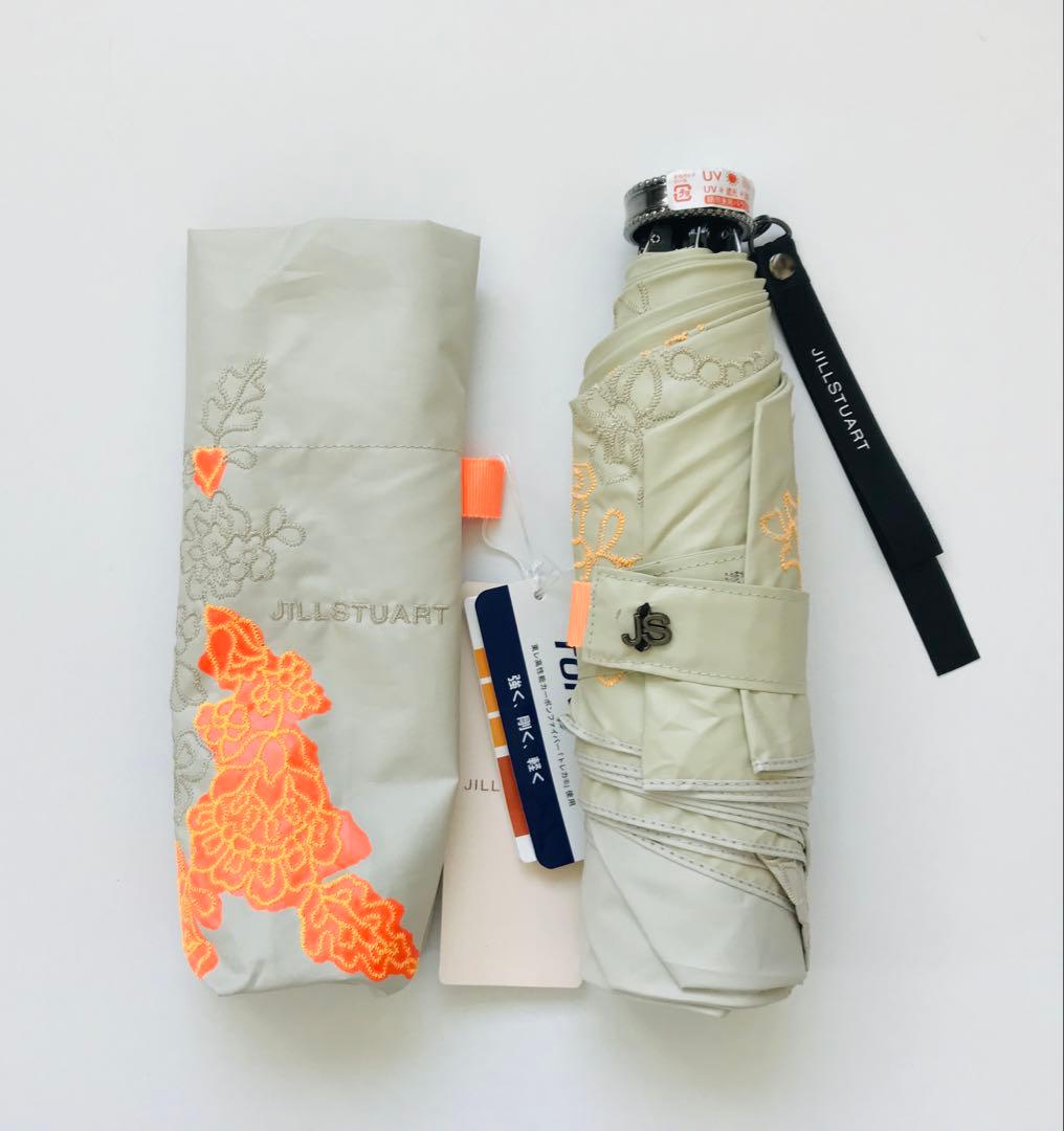 【新品】JILL STUART ジルスチュワート　日傘　折りたたみ傘 晴雨兼用