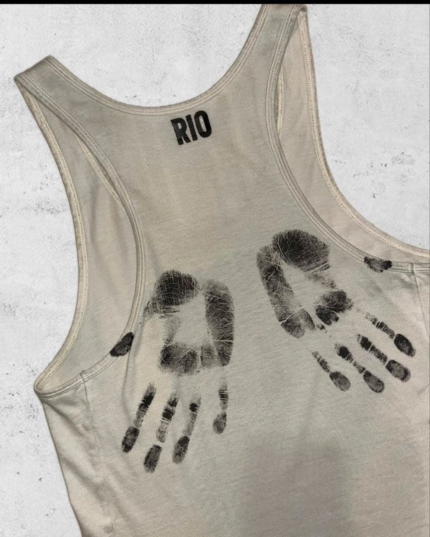 トップス LGB hand graphic tank top