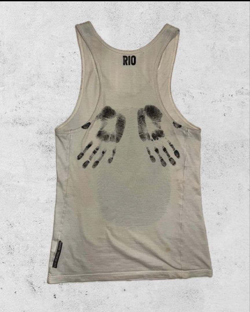 トップス LGB hand graphic tank top