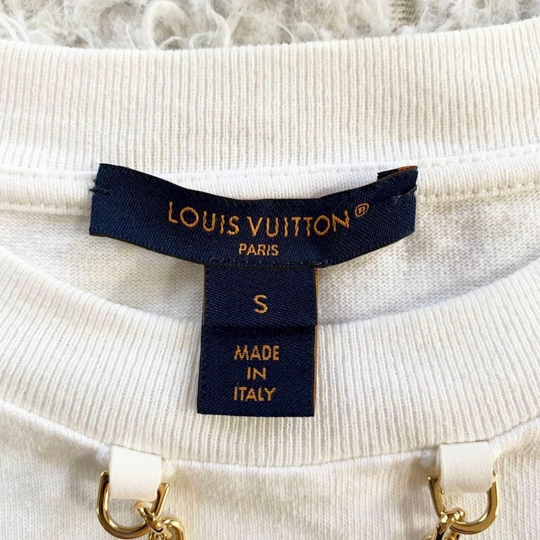 LOUIS VUITTON　ルイヴィトン　LVパッチクロップトップTシャツ　S