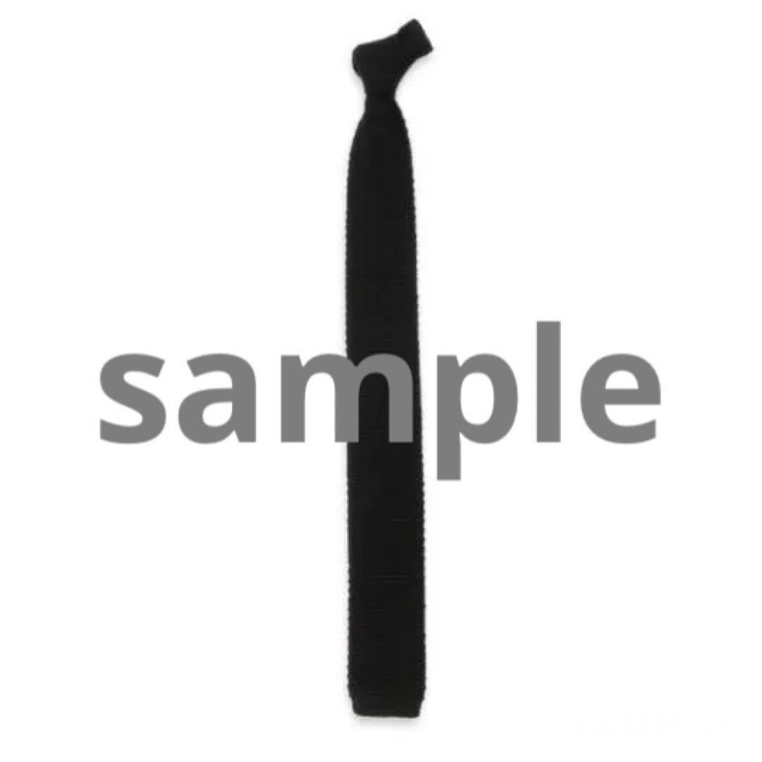 ⭐️新品未使用 BEAMS PLUS イタリア製 ウールニットタイ 黒