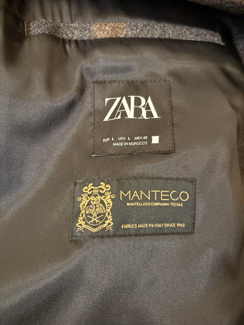 ZARA MANTECO チェスターコート ロング　Lサイズ