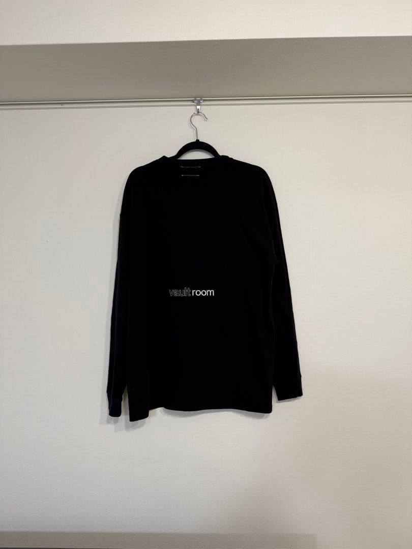 vaultroom モノクロボルト君　ロングTシャツ