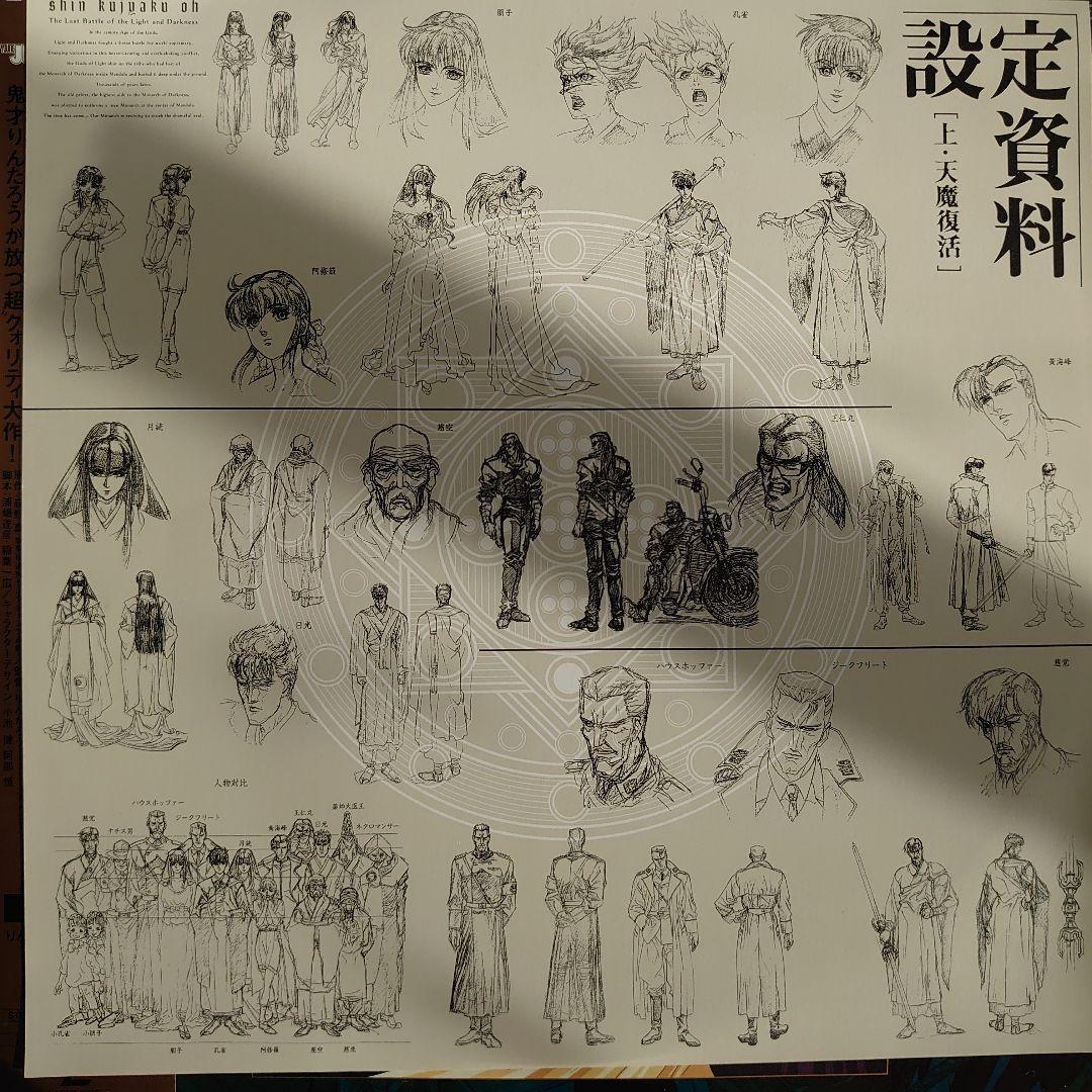 真・孔雀王 天魔復活　LaserDisc 設定資料付き