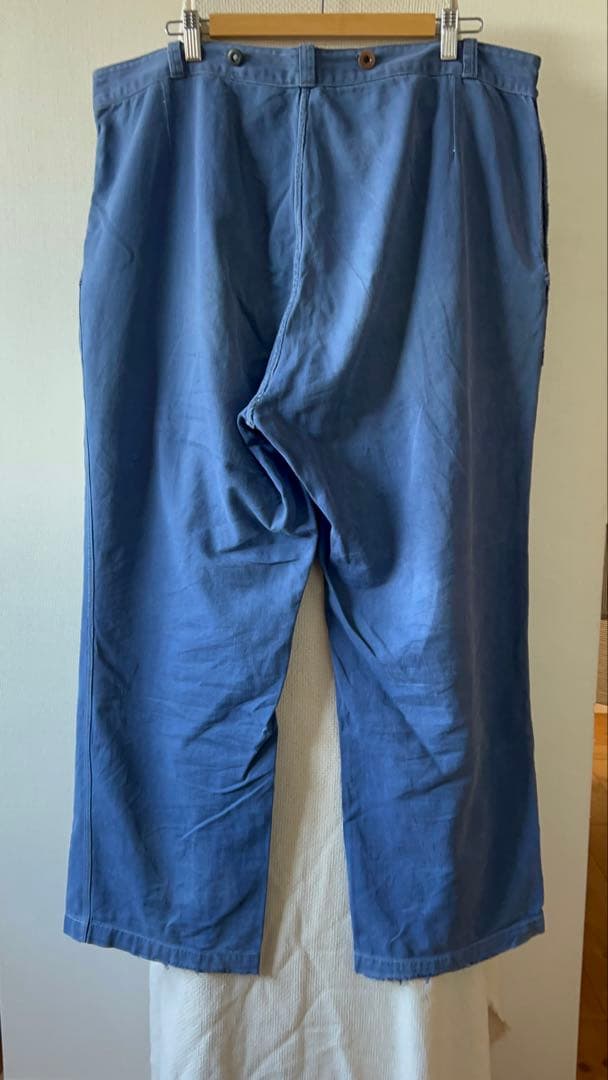 40s-50s FOR 極太シルエット ワークパンツ フレンチ ユーロ メティス