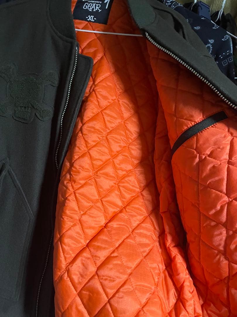 Stüssy MA-1 フライトジャケット XL オリーブ