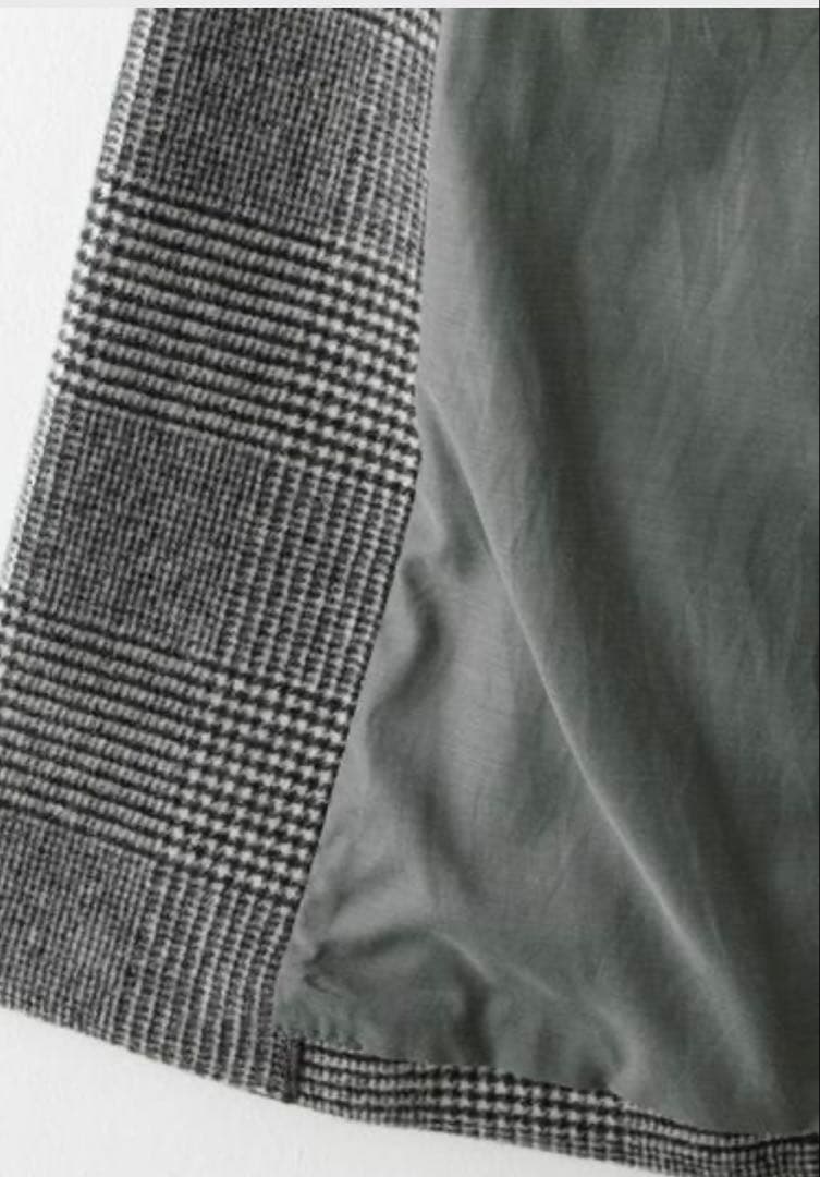 極美品⭐︎スティーブンアラン　グレンチェック　チェスターコート　定価52800