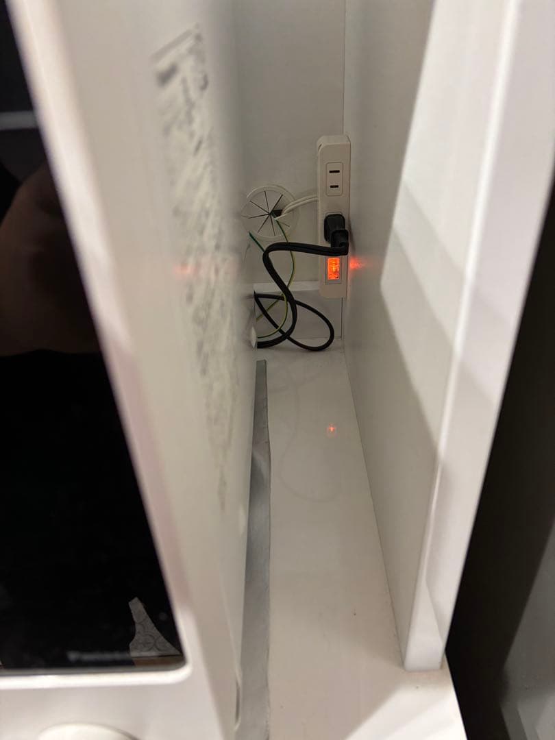 ニトリ　リガーレ　ホワイトキャビネット 食器棚・キッチンカウンター　上置き棚付き