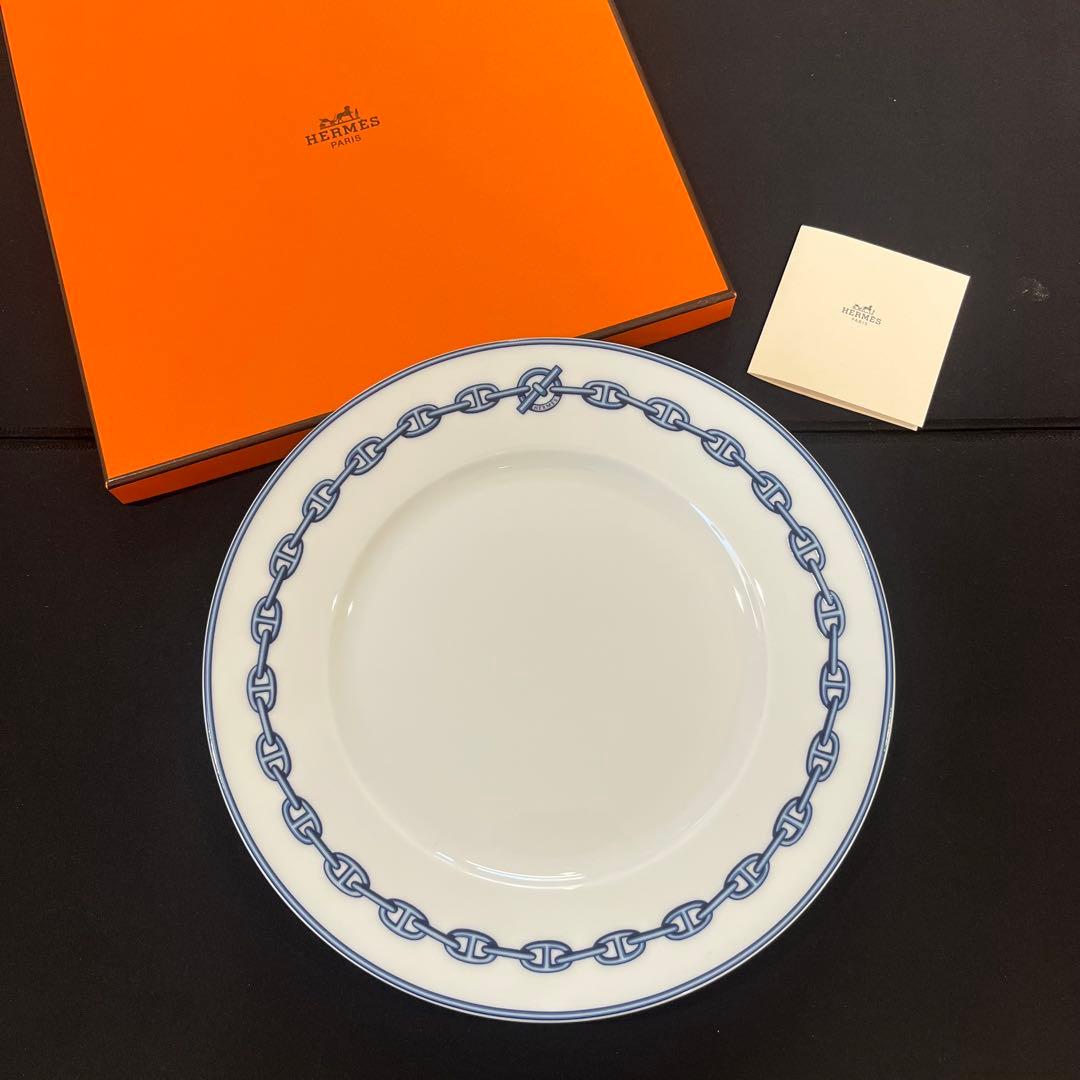 エルメス シェーヌダンクル プレート 箱・冊子付き 高級食器