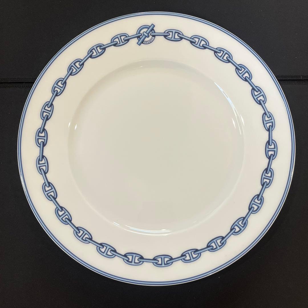 エルメス シェーヌダンクル プレート 箱・冊子付き 高級食器