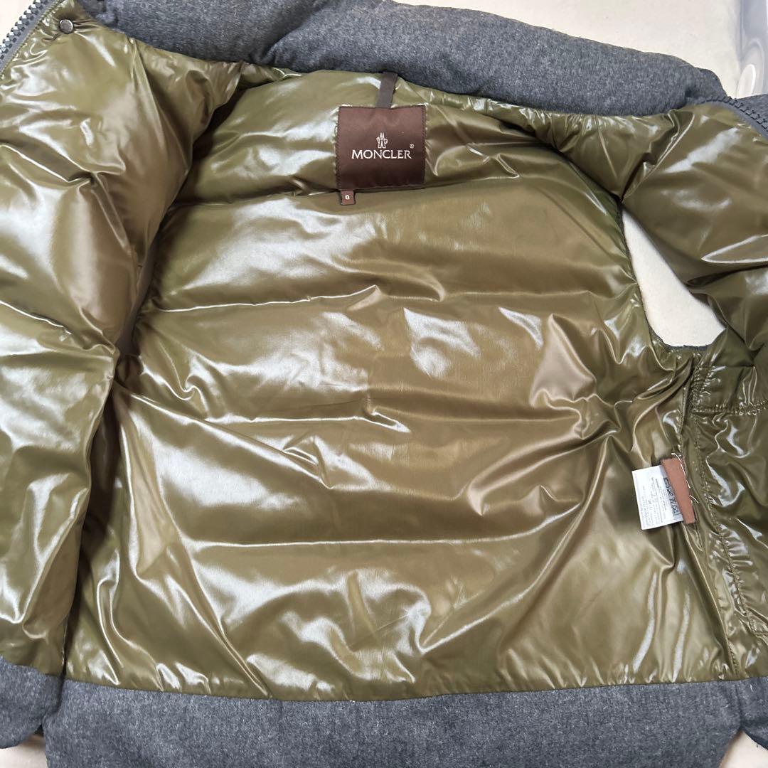 MONCLER グレー ダウンベスト サイズ0 別注　レア