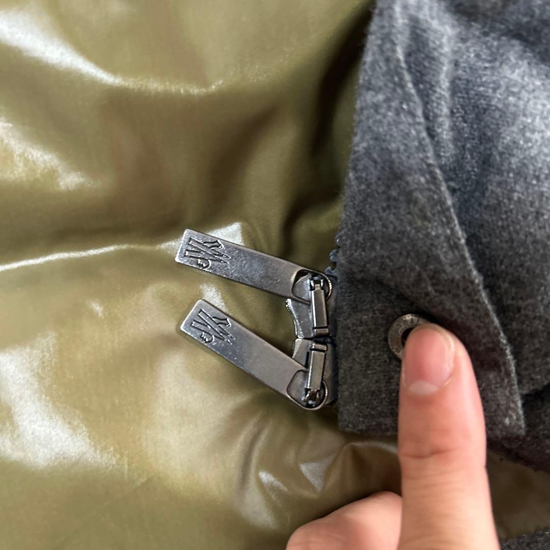 MONCLER グレー ダウンベスト サイズ0 別注　レア