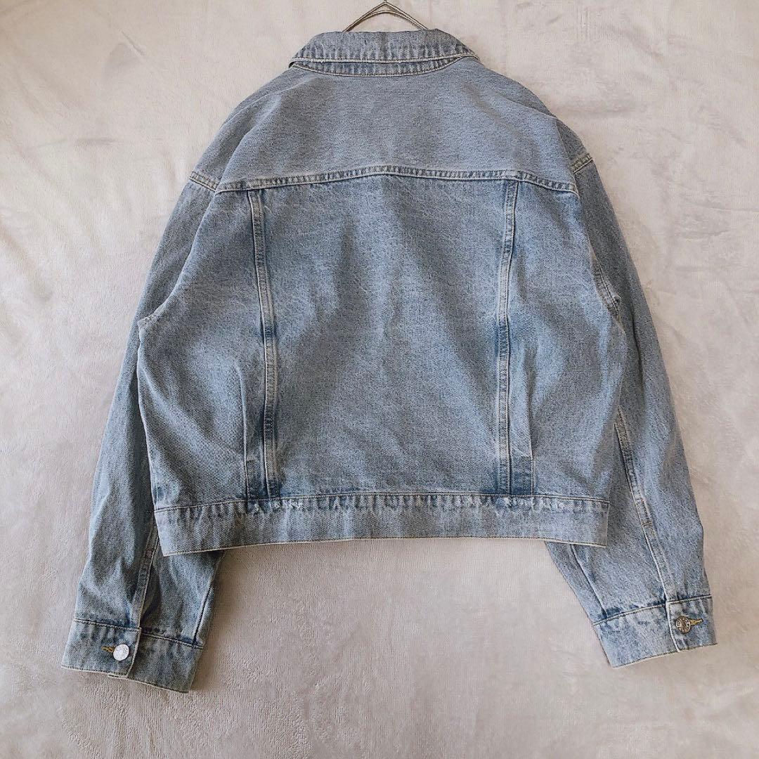 【美品】anana アナナ オーバーサイズデニムジャケット グレディブリリアン