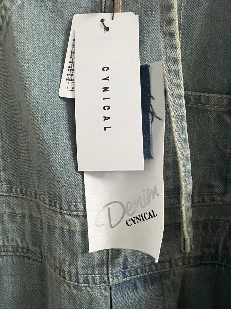 CYNICAL大人デニムサロペット⭐︎新品未使用⭐︎ブルー