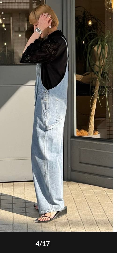 CYNICAL大人デニムサロペット⭐︎新品未使用⭐︎ブルー