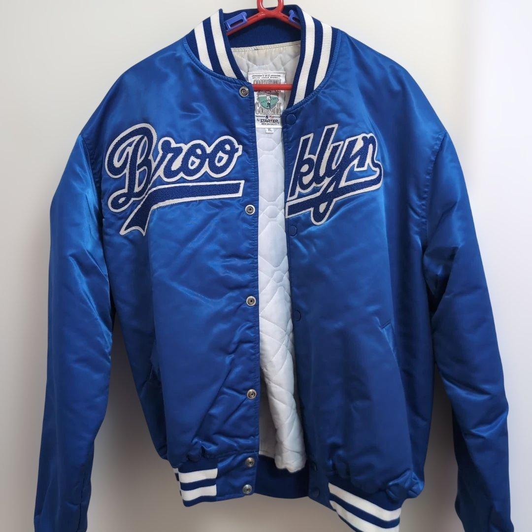 希少　激レア　ブルックリン ドジャース ナイロンスタジャン USA製 90s
