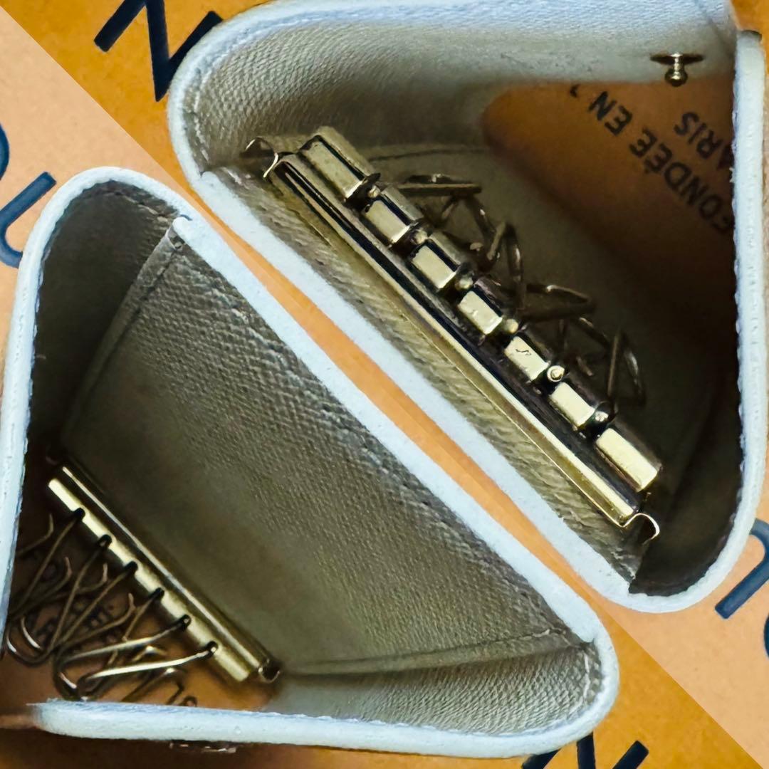 LOUIS VUITTON ダミエ アズール ミュルティクレ 6連キーケース美品