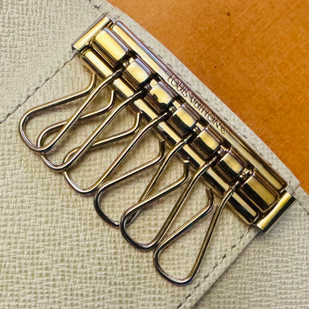 LOUIS VUITTON ダミエ アズール ミュルティクレ 6連キーケース美品