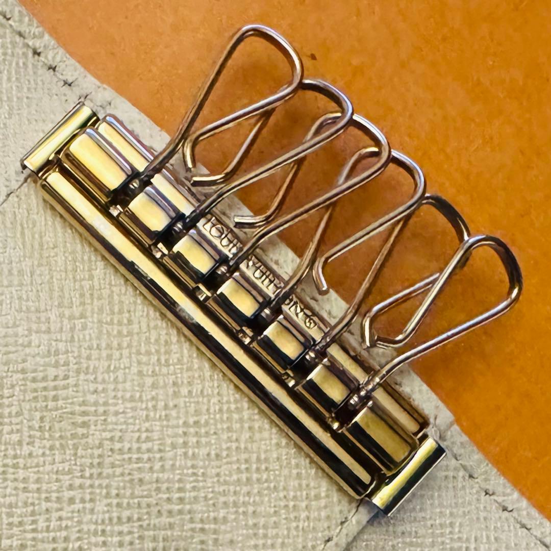 LOUIS VUITTON ダミエ アズール ミュルティクレ 6連キーケース美品