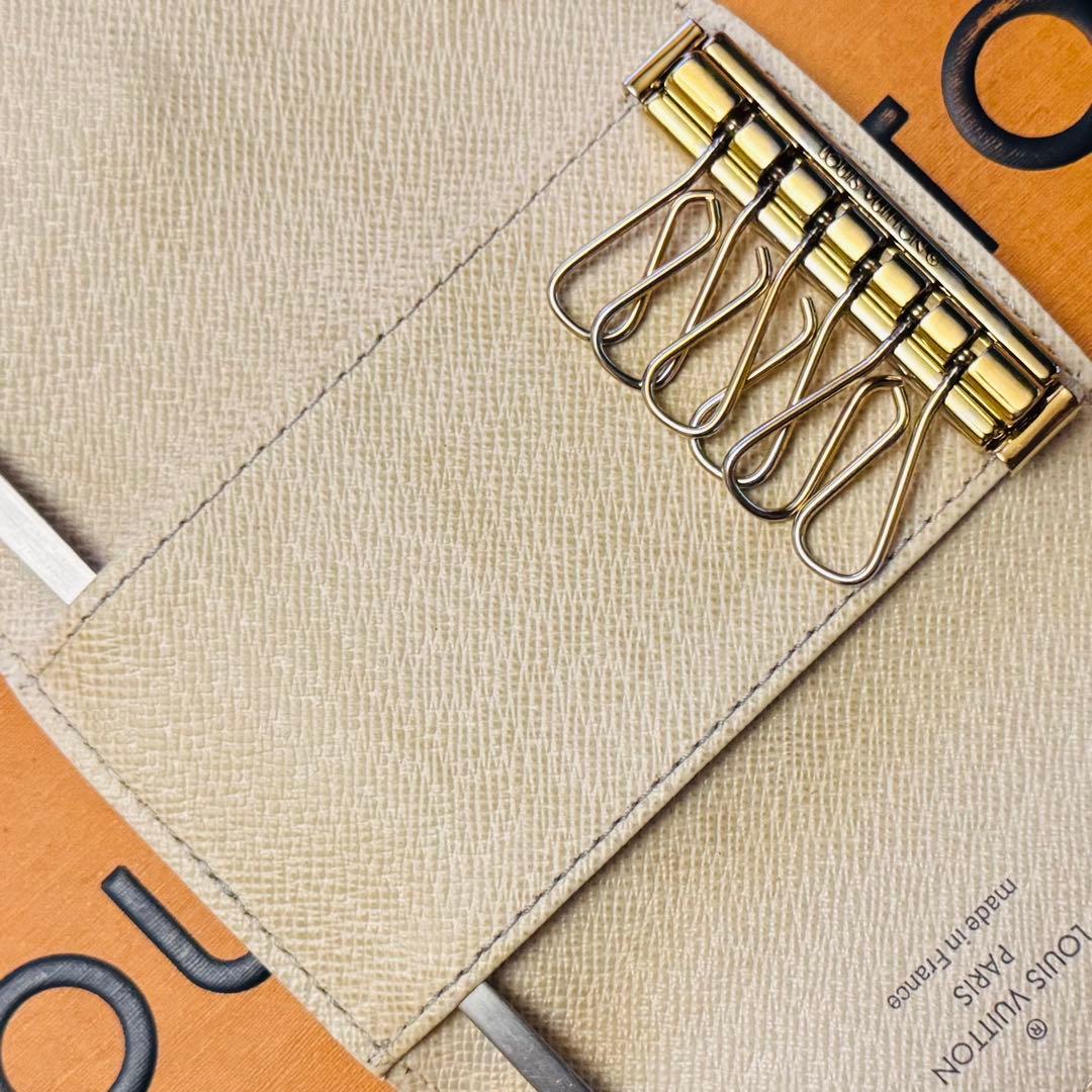 LOUIS VUITTON ダミエ アズール ミュルティクレ 6連キーケース美品