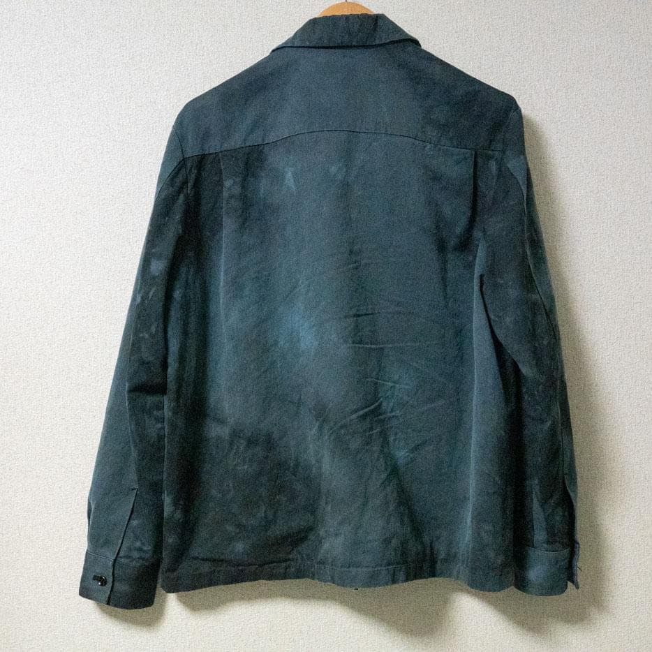 ジャケット・アウター PIGMENT DYED CO/LI TWILL ZIPUP JACKET