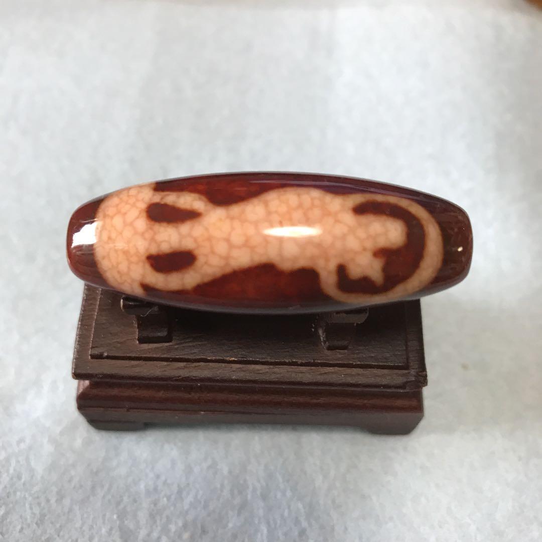 超激レア‼︎ 赤龍紋　平型　弁財天天珠 ガネさん