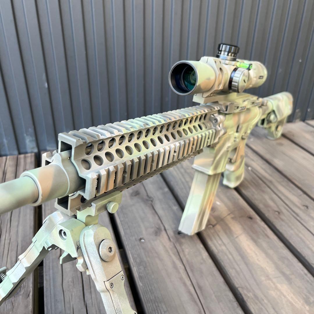 【マイ】東京マルイ レシーライフル＋ショートスコープ+スペアマグ+パーネル