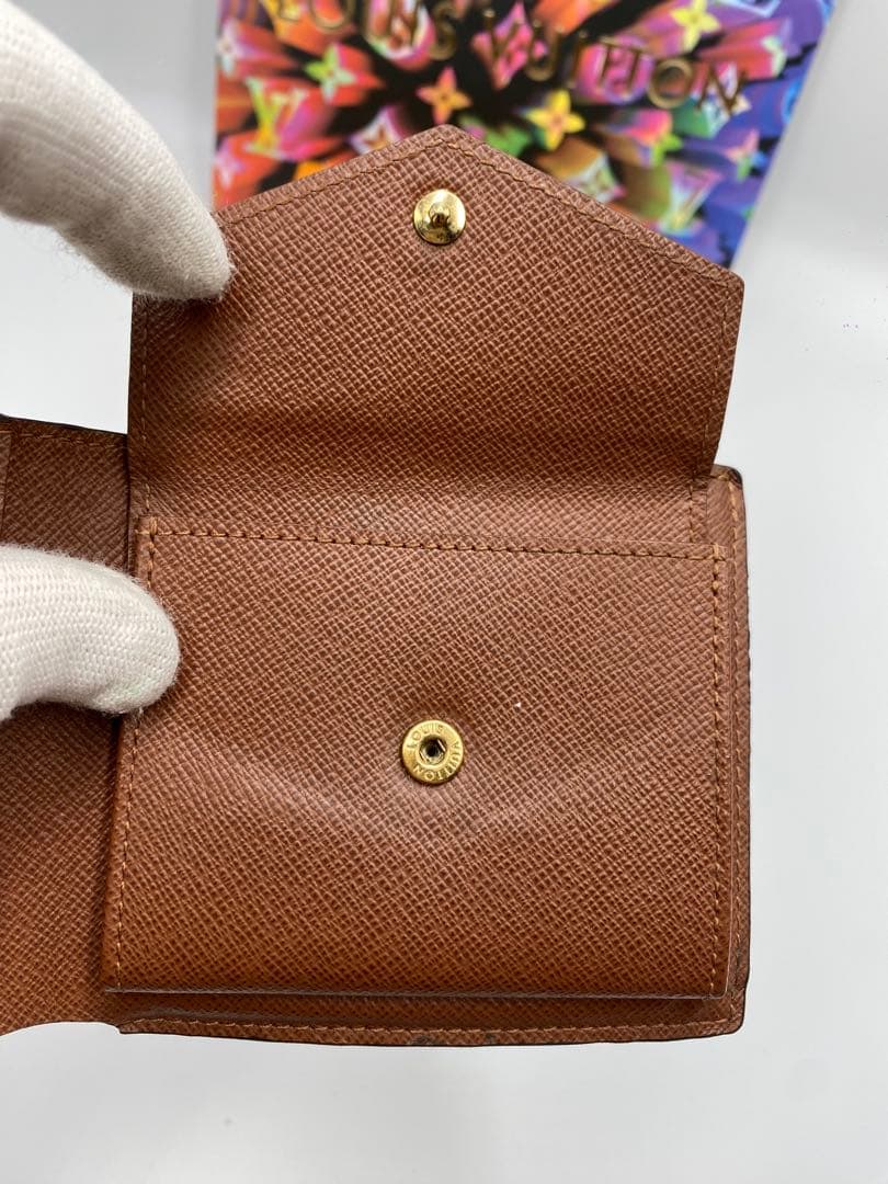 新型 ルイヴィトン　モノグラム ブラック　ポルトフォイユマルコ　折り財布