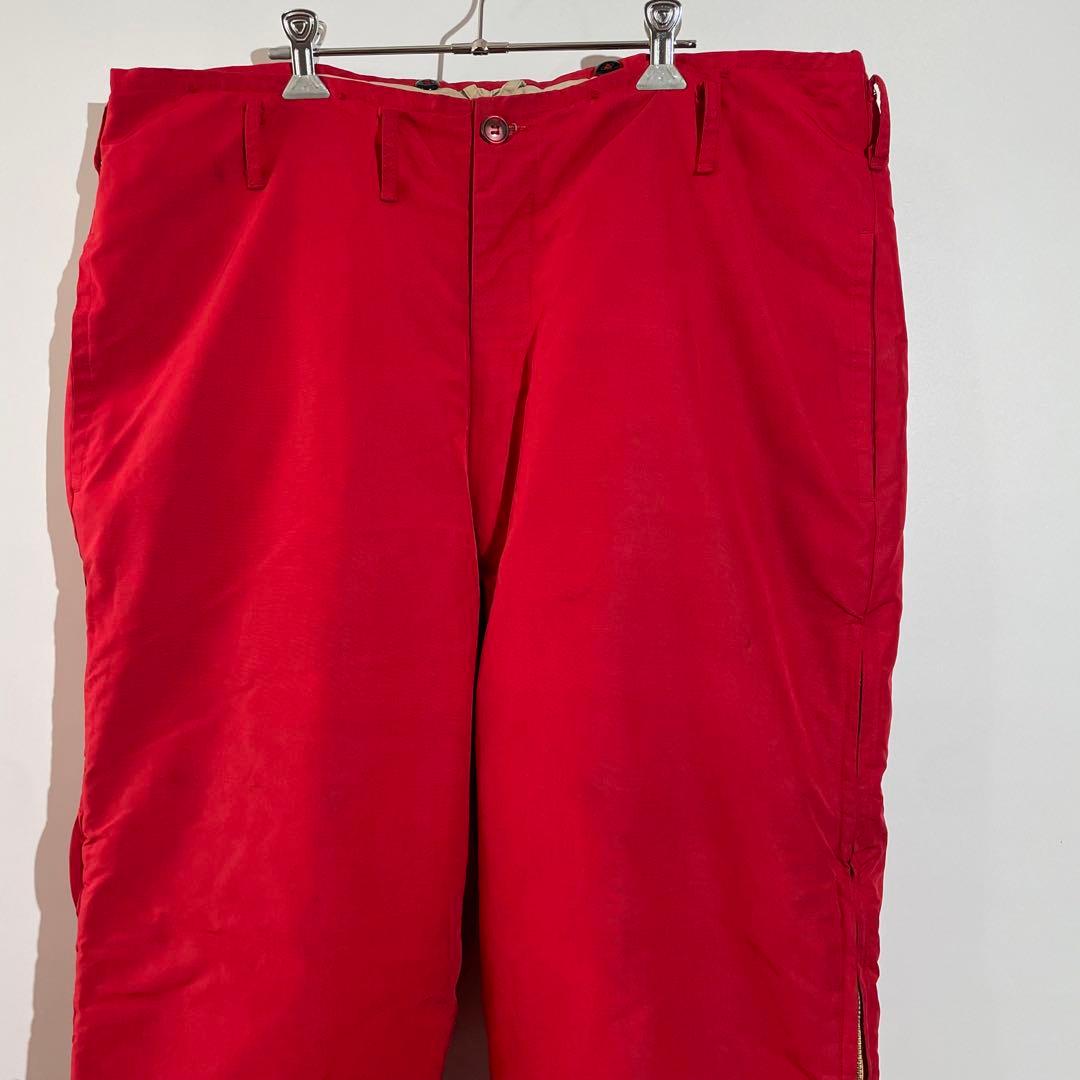 60s eddie bauer ダウンパンツ　レッド
