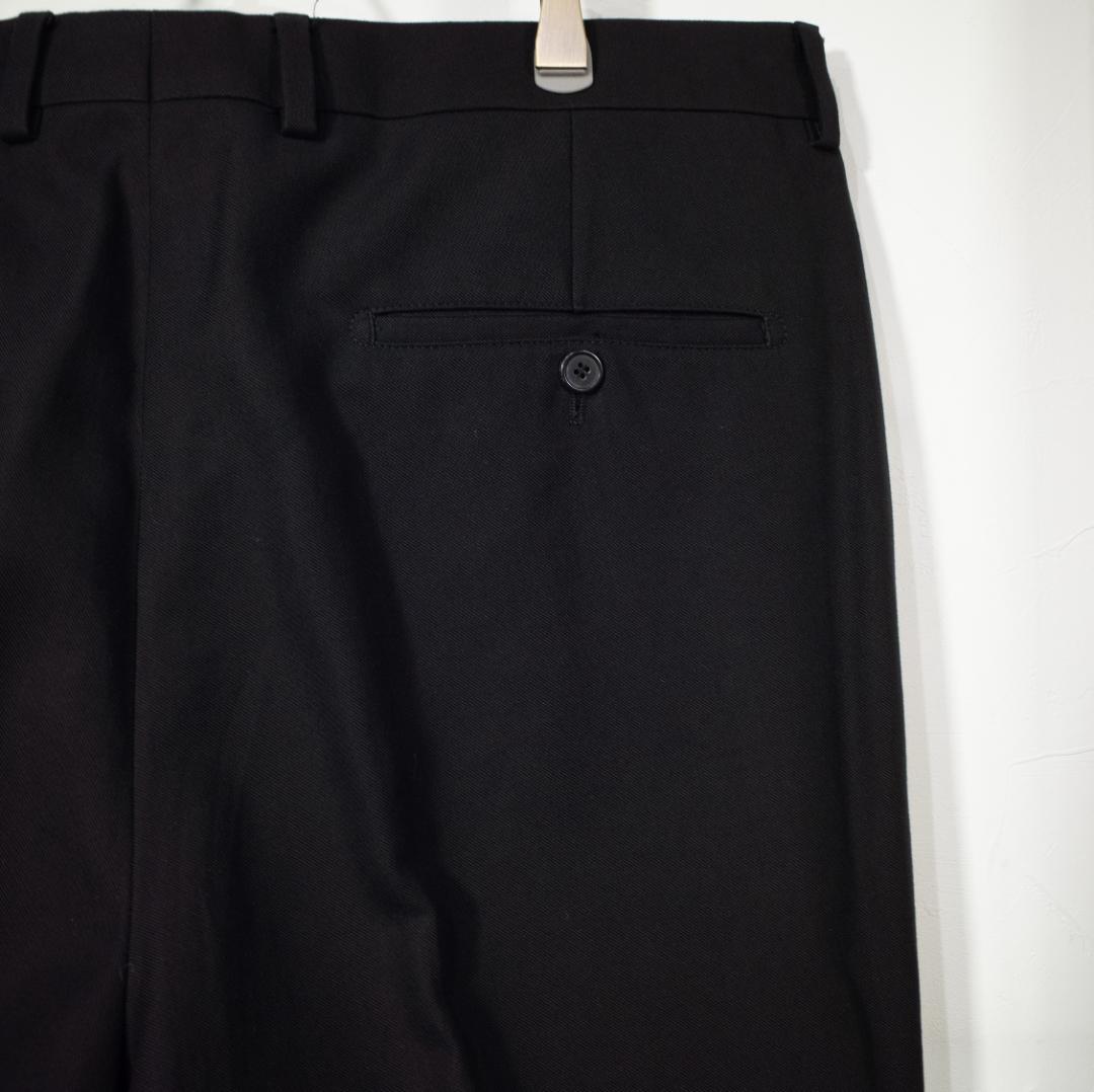 AMI PARIS アミパリス ブラック テーパードスラックス 44