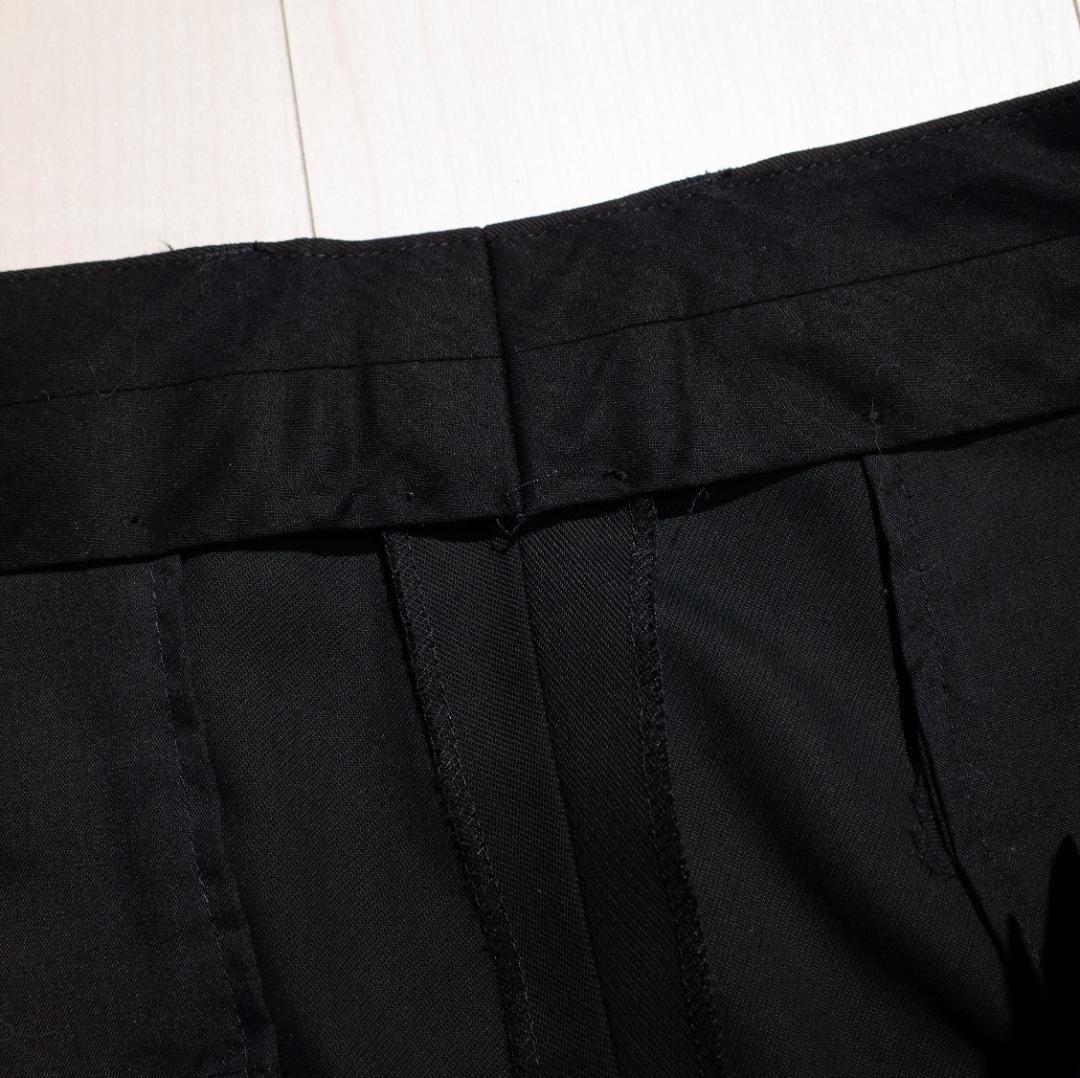 AMI PARIS アミパリス ブラック テーパードスラックス 44