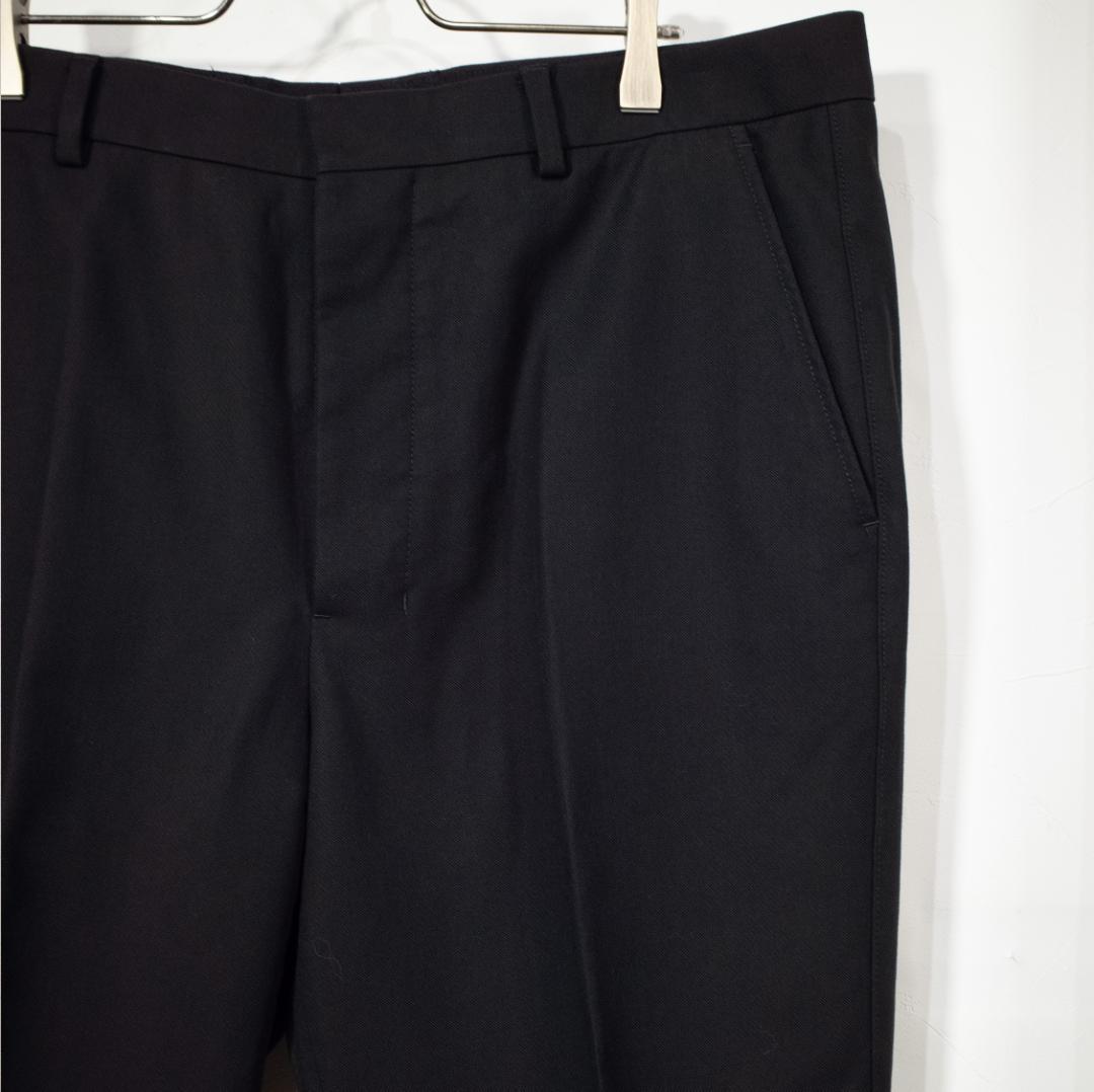 AMI PARIS アミパリス ブラック テーパードスラックス 44